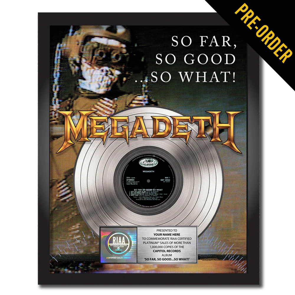 Personalized Commemorative Record Awards